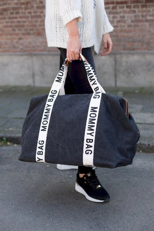 Childhome Torba Mommy Bag Signature Czarna