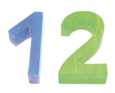 Cyfry z klepsydrą, kolorowe, 3+, Grimm's