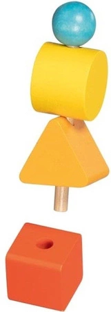 Drewniana kostka edukacyjna z instrumentami muzycznymi Goki 59966