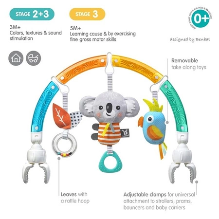 Benbat Łuk pałąk z zabawkami do Wózka Koala