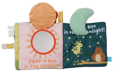 Książeczka interaktywna Akuku Bunny 161130-Manhattan Toy, zabawki dla niemowląt