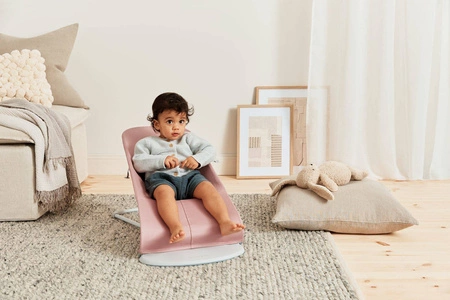 BABYBJORN - leżaczek BLISS COTTON, Petal Quilt, Zgaszony róż