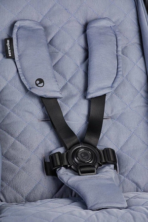 Easywalker Jackey Kompaktowy, samoskładający się wózek spacerowy z torbą transportową Steel Grey