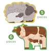 Petit Collage Pierwsze Puzzle Farma Baby