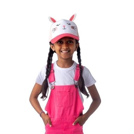 FlapJack Czapka z Daszkiem Dziecięca 3D Królik UPF50+