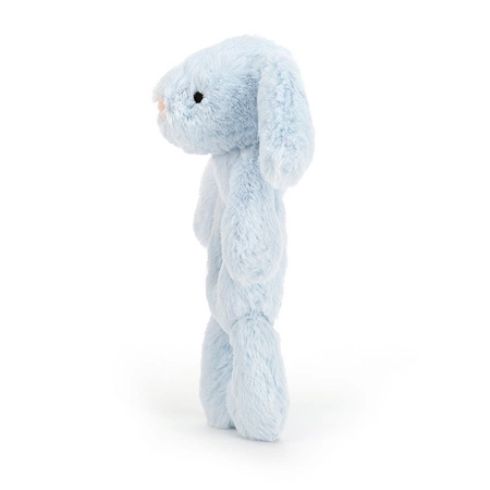 JellyCat - Króliczek Grzechotka Niebieski 18 cm