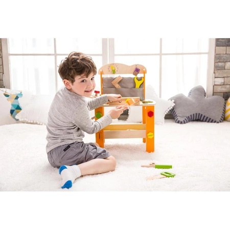 CLASSIC WORLD Drewniany Warsztat z Narzędziami 37 el.