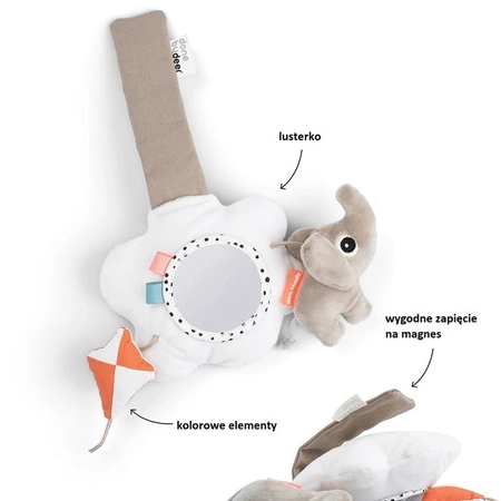 Done by Deer Zawieszka do Wózka i Fotelika Chmurka Playground