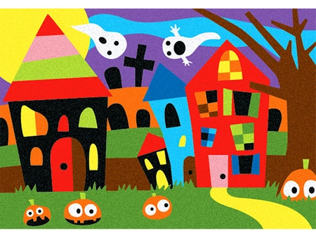 Album do kolorowania piaskiem Halloween 5l+ SABBIARELLI