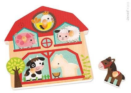 Puzzle muzyczne Mieszkańcy farmy, Janod