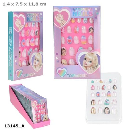 Sztuczne paznokcie owalne Top Model BEAUTY&ME 13145A
