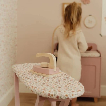 Little Dutch Drewniany wózek dla lalek z pościelą FSC LD7096