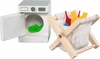 Drewniane meble do domku dla lalek Pralnia Goki 51461