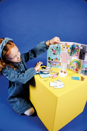 Lalka Florence kreatywny zestaw magnetyczny