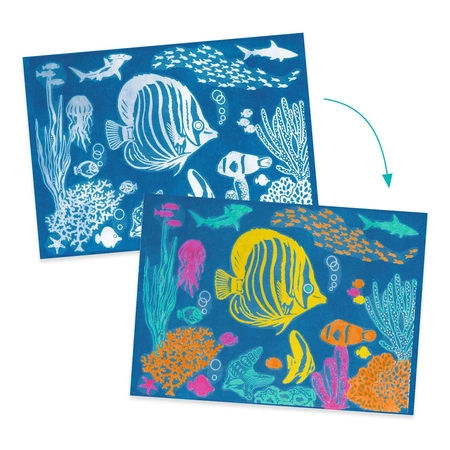 Zestaw artystyczny cyjanotypia OCEAN DJ09353