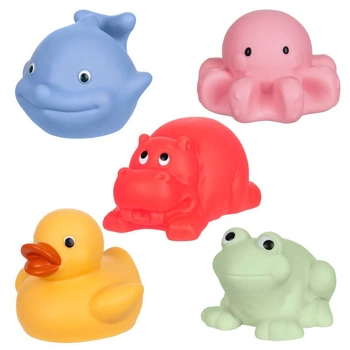 Zwierzątka do kąpieli 5 szt. Tullo