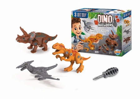 Dinozaury do skręcania BUKI Dino Builders
