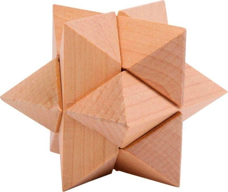 Zestaw 4 układanek logicznych z drewna 2934-Small Foot, układanki dla dzieci