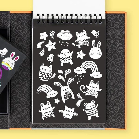 Tiger Tribe Zestaw Kolorowanek Neonowych – Świecące Stworki