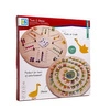 BS Toys, 2w1 drewniany Chińczyk z kartami / Gęś