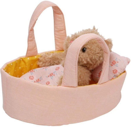 Mięciutkie łóżeczko z misiem Moppettes Bea Bear 161070-Manhattan Toy, przytulanki i misie