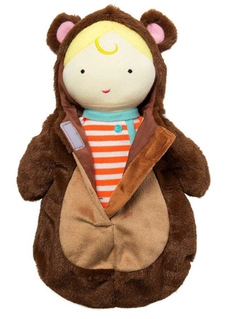 Śpiworek i lalka dla dzieci Jerry 154030-Manhattan Toy, zabawki pluszowe