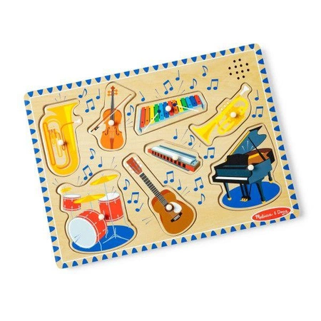 Puzzle dźwiękowe - Instrumenty muzyczne