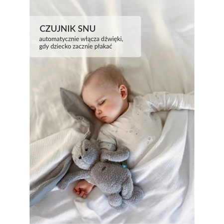 Szumiący królik 5w1 z lampką Brązowy / Szumisie