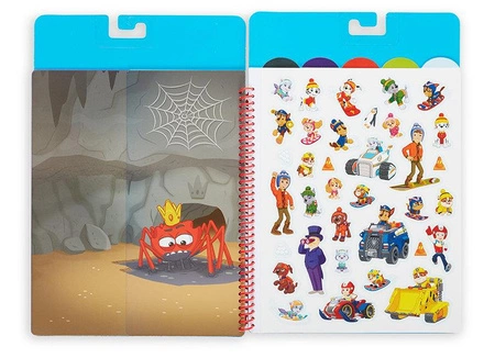 Naklejki wielorazowe Psi Patrol Restickable Stickers Flip-Flap Pad - Classic Missions Melissa & Doug 33253