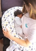 Beaba Ergonomiczna poduszka rogal dla kobiet w ciąży i karmiących Big Flopsy ™ Print Jersey Howell White