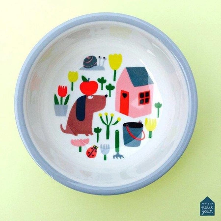 Miseczka dla dzieci z melaminy, Wiejska Sielanka | Maison Petit Jour®