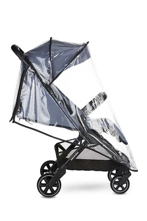 Easywalker Jackey Kompaktowy, samoskładający się wózek spacerowy z torbą transportową Steel Grey