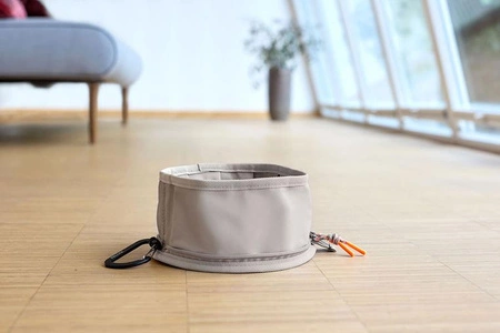 PALOPA Miska turystyczna dla psa składana Tura taupe