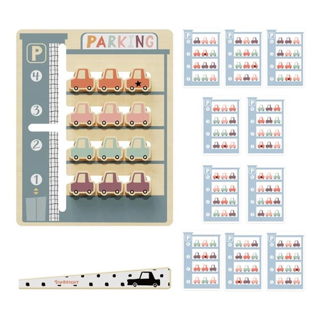 Parking Układanka logiczna dla dzieci 36 mies. + TOPBRIGHT