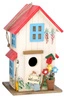 Domek dla ptaków - kolorowy karmnik ozdobny