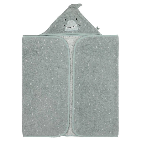 Ręcznik Kąpielowy z Kapturem 70 x 130cm - Rekin Trixie Baby