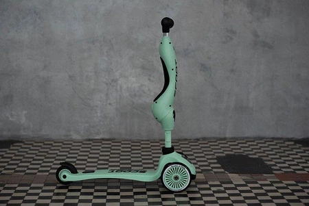 Zestaw Kask + SCOOTANDRIDE Highwaykick 1 2w1 Jeździk i hulajnoga 1-5 lat Kiwi