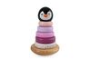 Piramidka z pingwinkiem różowa