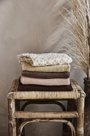 Elodie Details - Kocyk tkany - Powder Pink