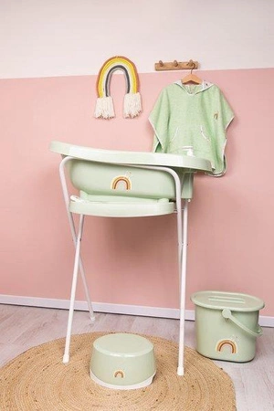 bébé-jou Śliniak z długim rękawem Rainbow Sky 305803