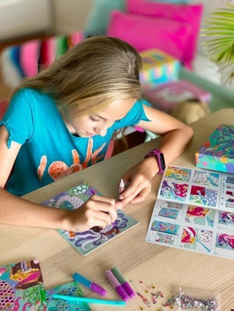 Box Candiy, zestaw artystyczny brokat Syrenki