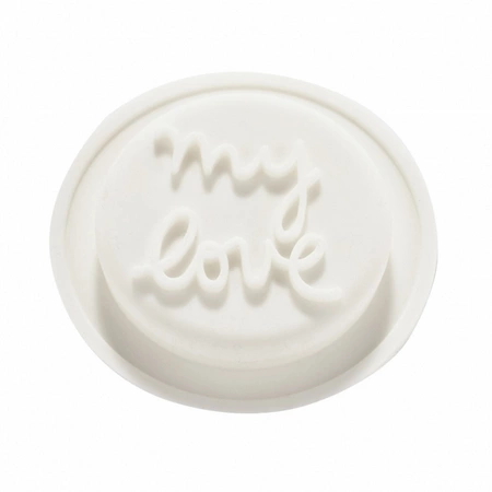 Dyski wymienne do butelek, 2 szt., Serca/My love, Le Biberon Français