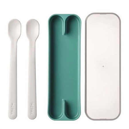Little Dutch Zestaw 2 łyżeczek treningowych Mio Turquoise 108032012400