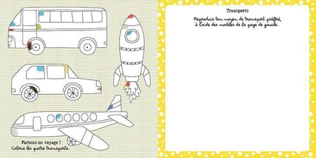 Auzou Zeszyt z kolorowankami i naklejkami Wesołe zwierzątka 49682