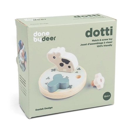 Done by Deer Zabawka do Wkręcania Krówka Dotti Tiny Farm