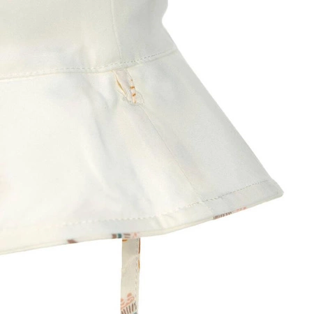 Lassig Dwustronny kapelusz przeciwsłoneczny UV80 Splash & Fun Tęcza nature, rozm. 50/51