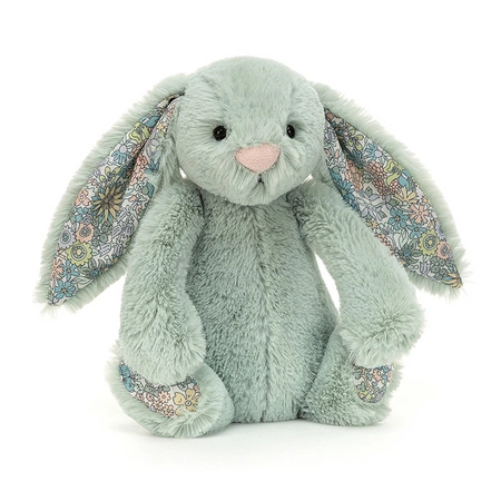 JellyCat - Króliczek Kwieciste Uszy Miętowy 18 cm