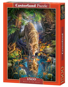Puzzle 1500 Wilk na wolności C-151707-2