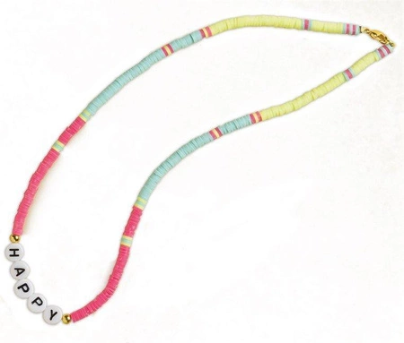 Zestaw do tworzenia biżuterii Koraliki z literkami 6+, Janod