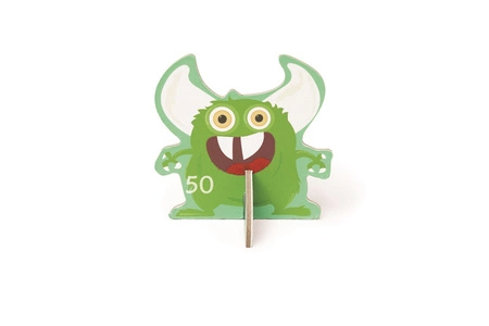 Scratch, Dmuchawka XL / 3 lotki przyssawki / 5 celów STWORKI